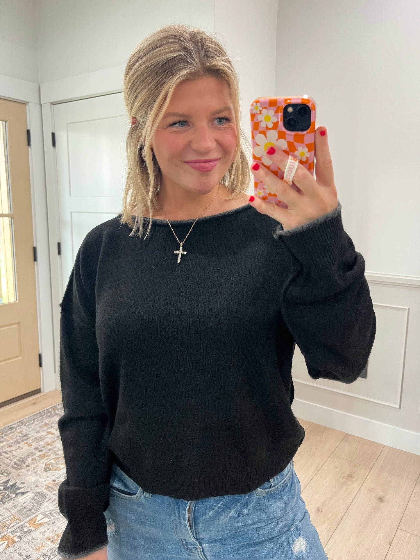 Clean Cut Boatneck - Black