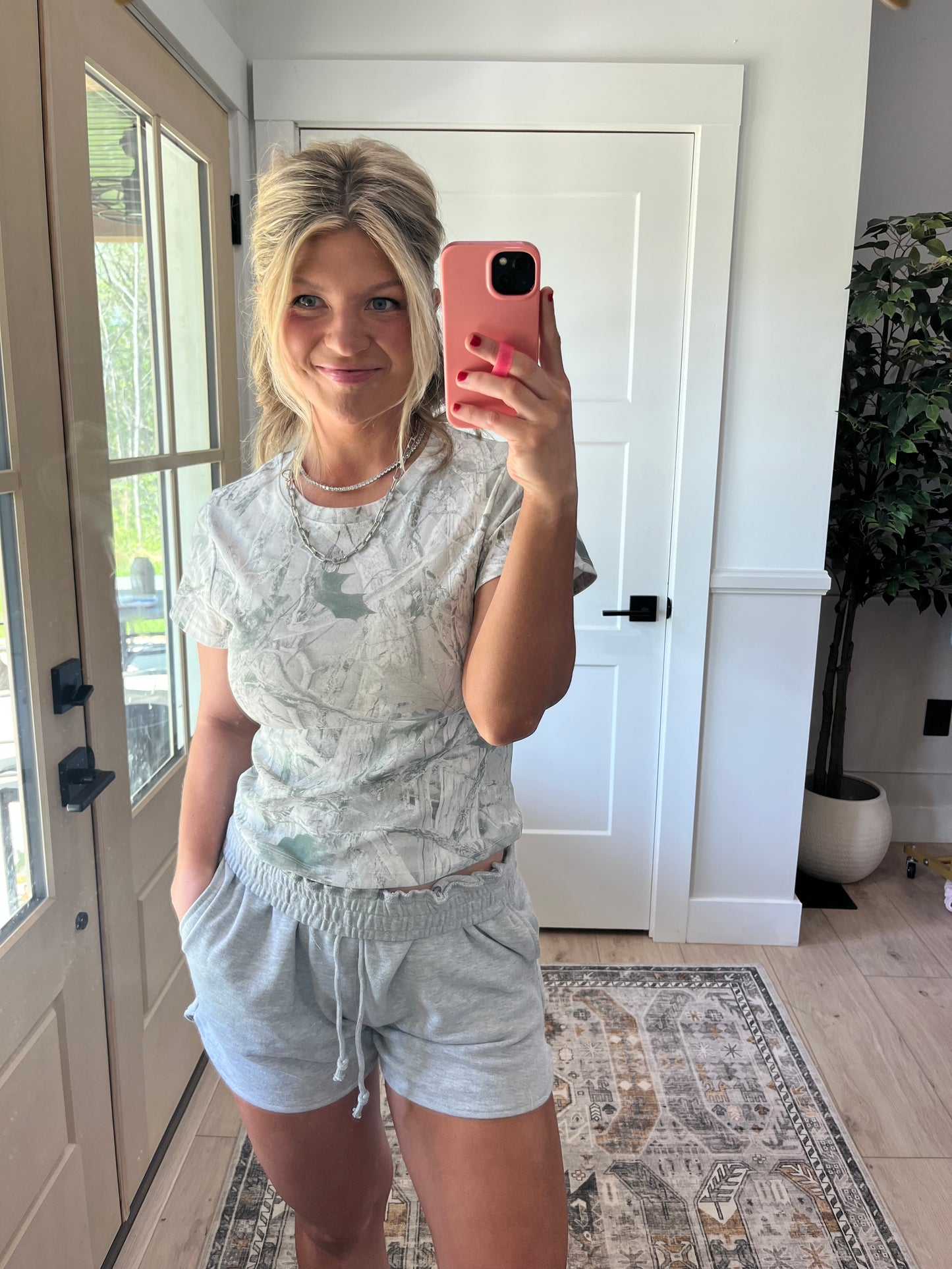 French Terry Lounge Shorts - Grey