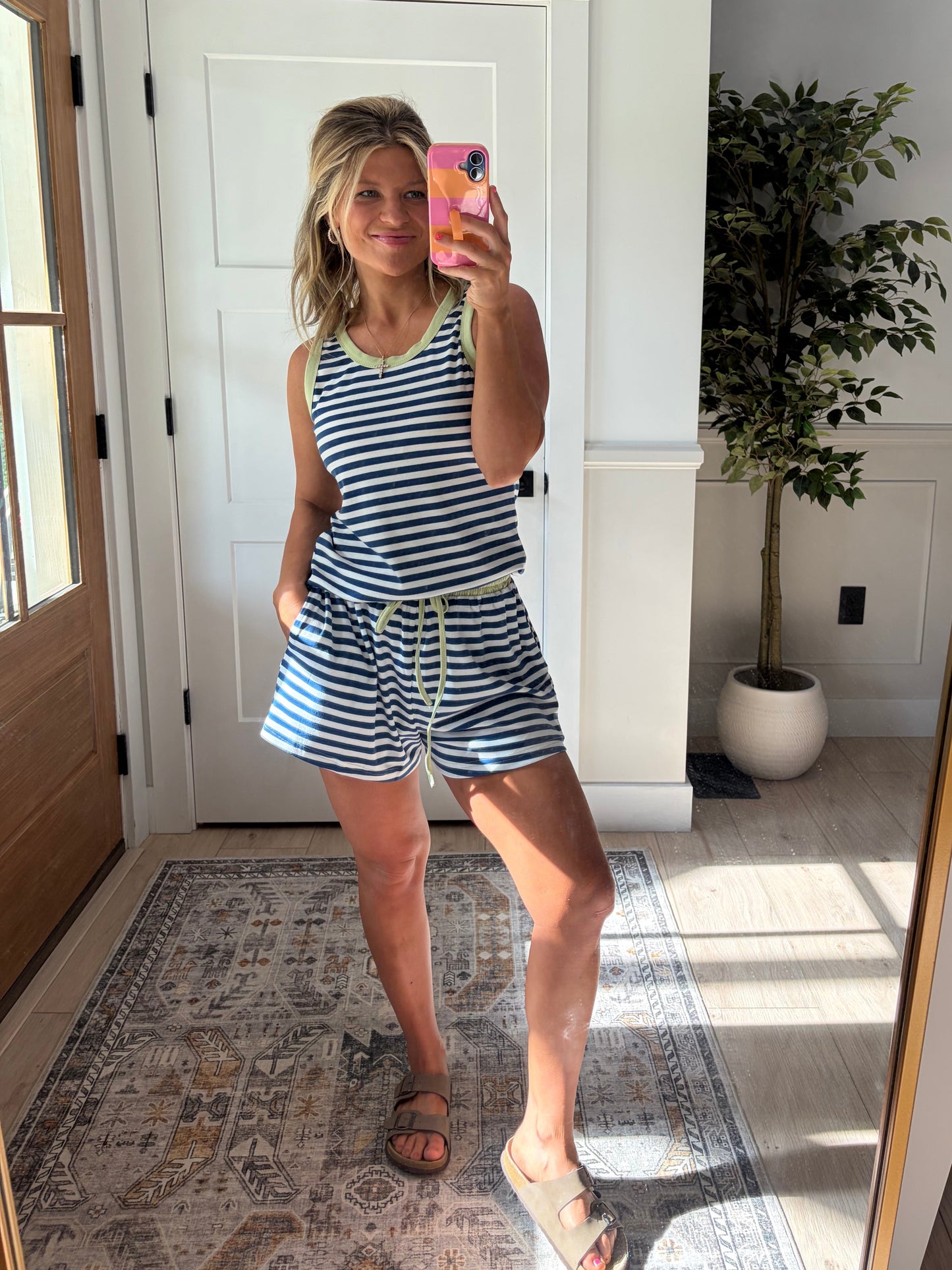 Coastal Crush Set - Navy Stripes