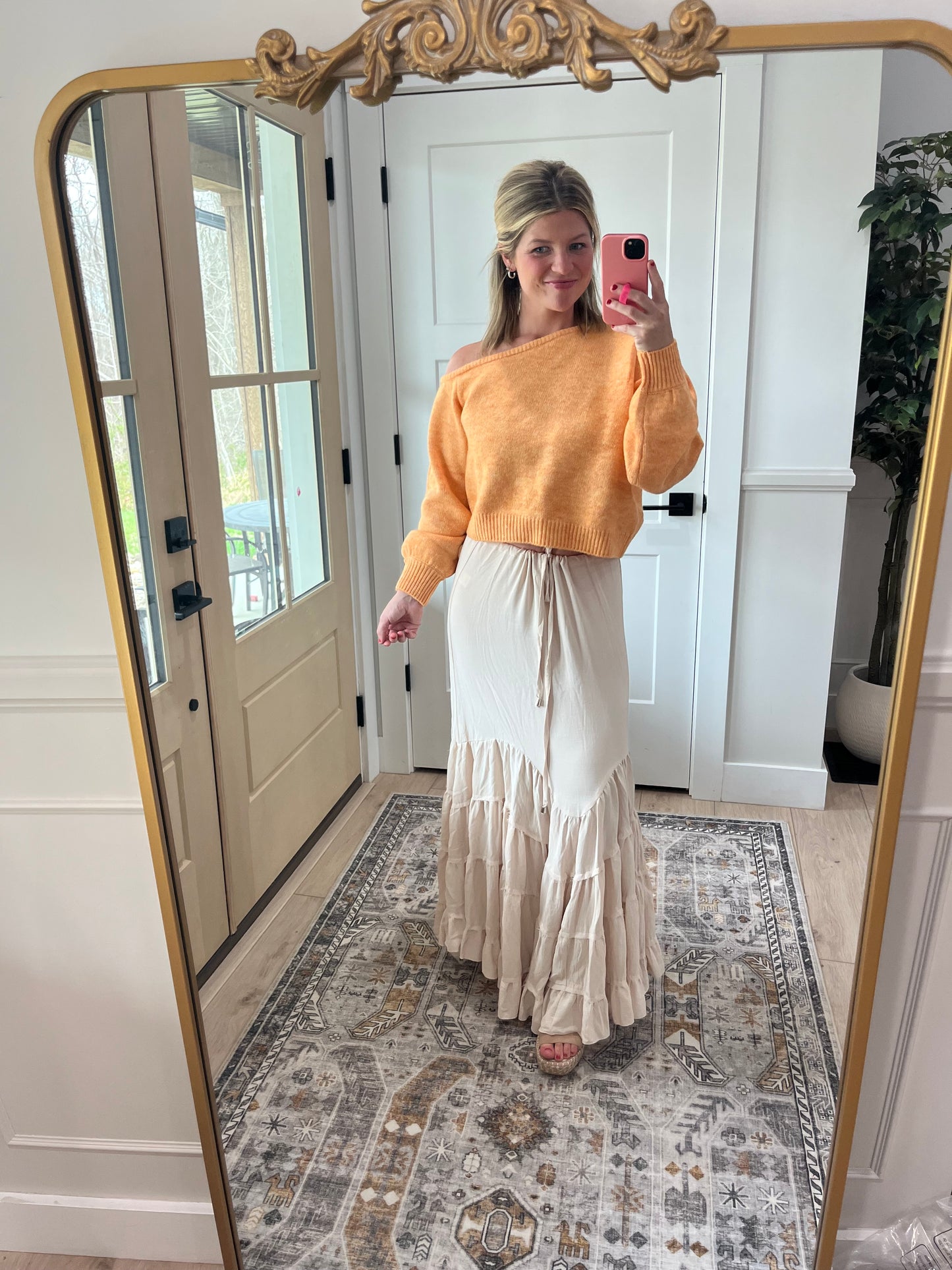 Sandy Sway Tiered Maxi