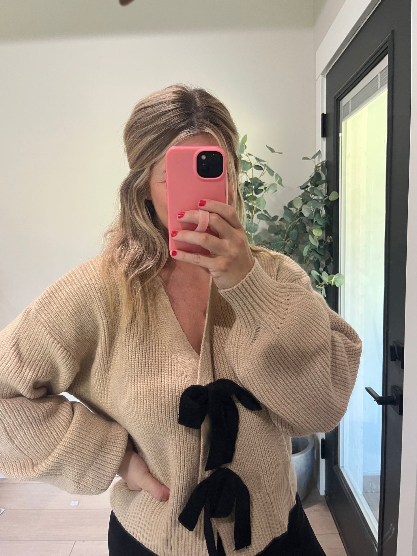 Cocoa Ties Pullover Cardi