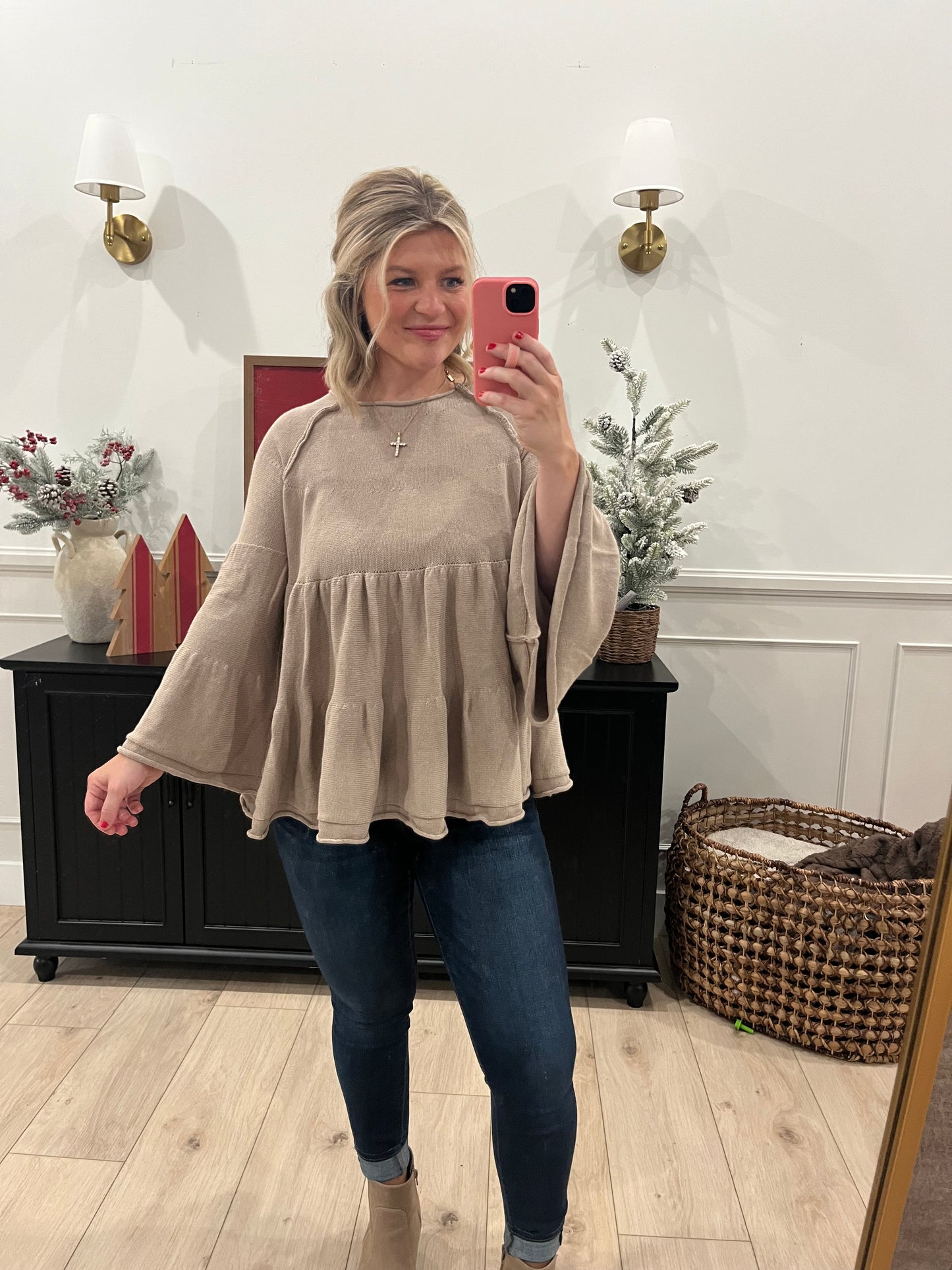 Blissful Bell Sleeve Top