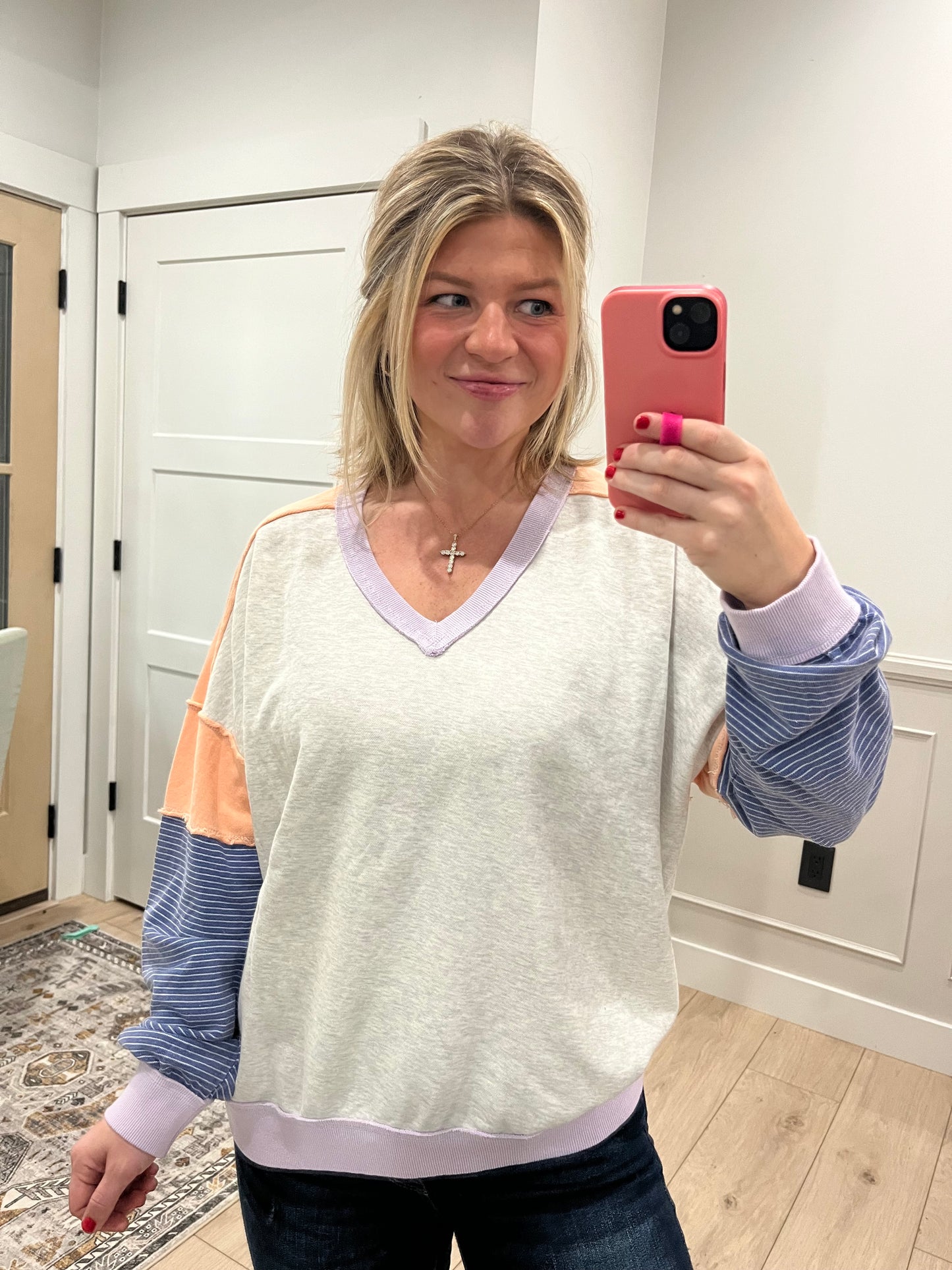 Coastal Canvas Pullover