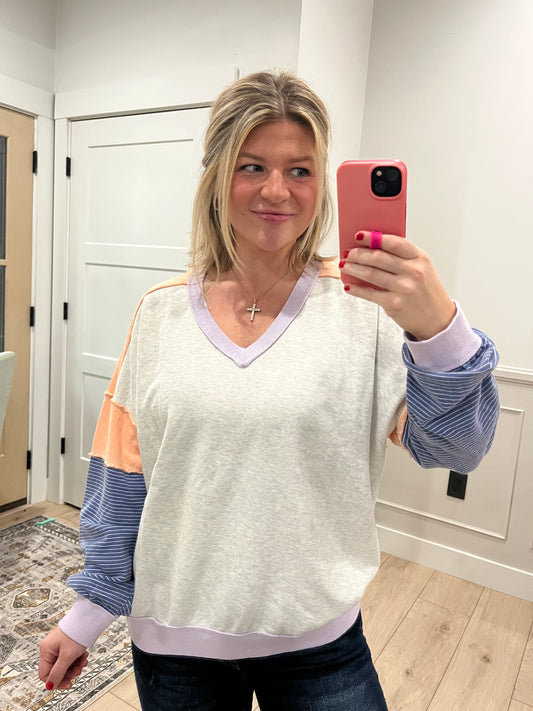 Coastal Canvas Pullover