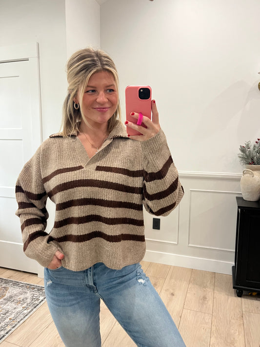 Soft Stripes Pullover