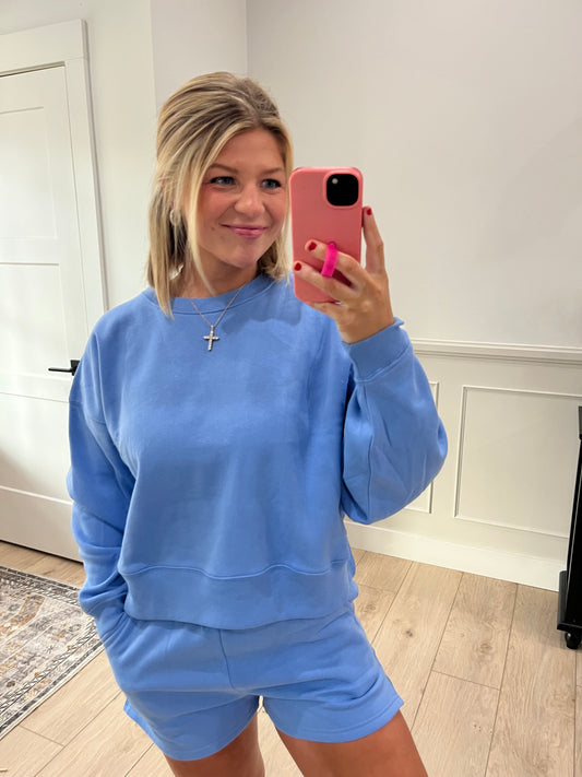 Woodland Fleece Set - Ice Blue