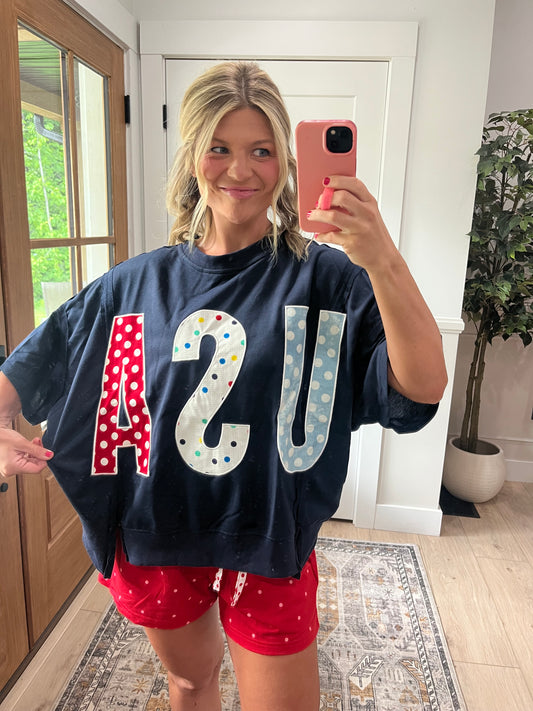 Patchwork USA Tee