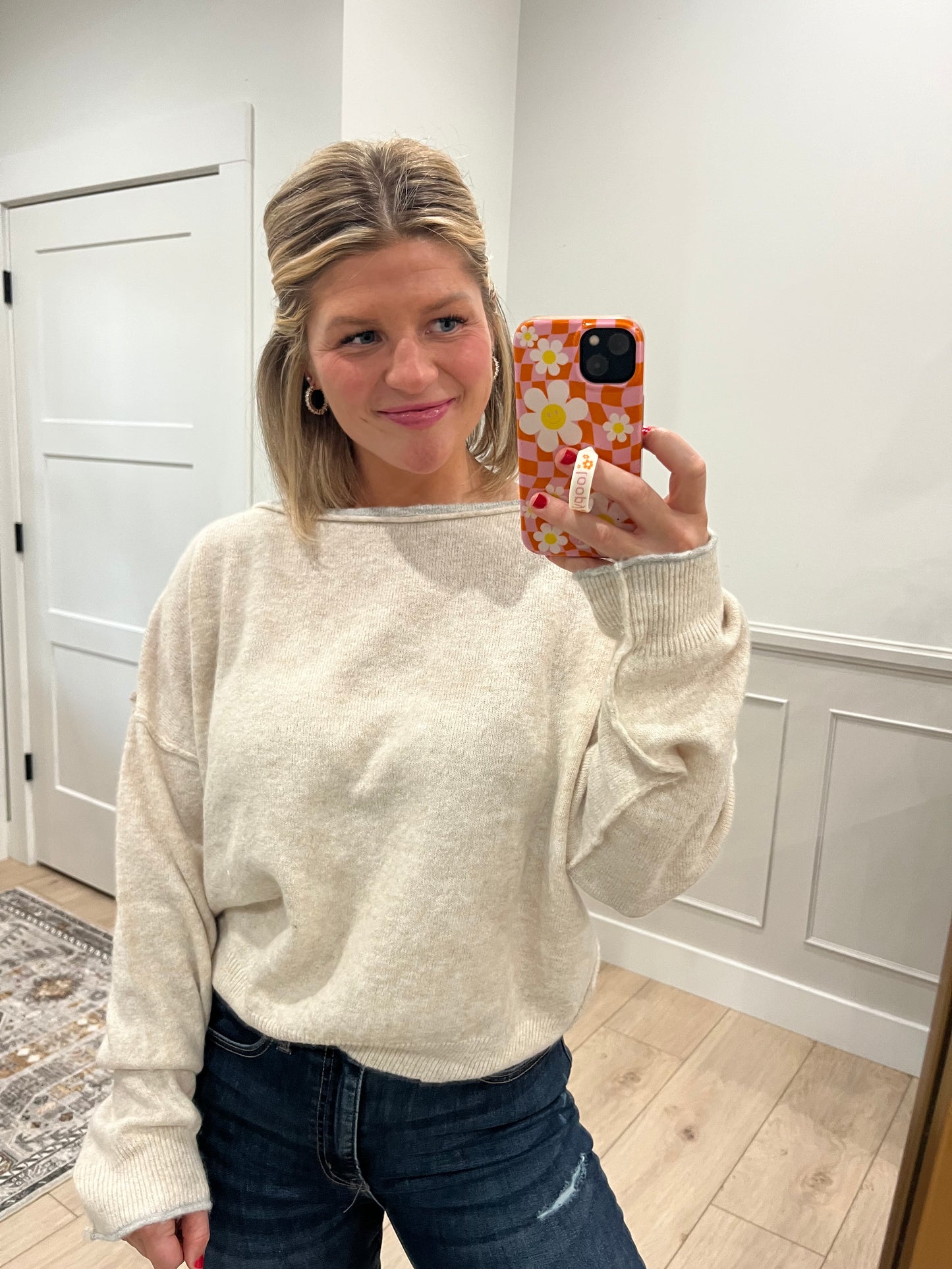 Clean Cut Boatneck - Oatmeal