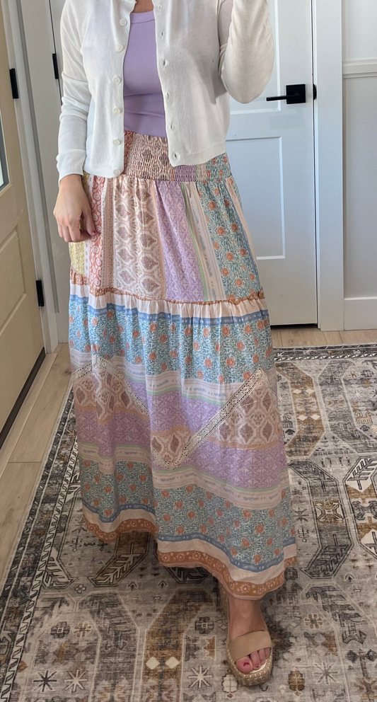 Boho Maxi Skirt