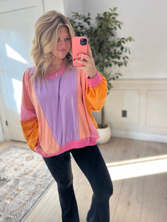 Sunset Sherbert Pullover