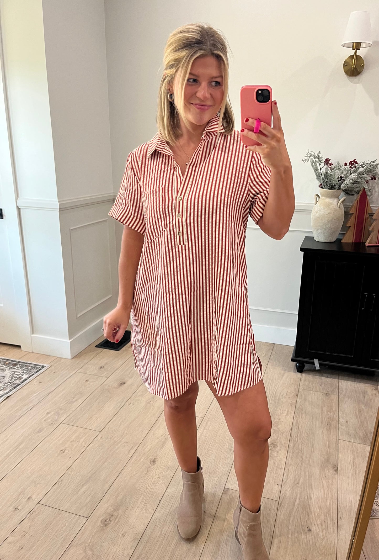 Fireside Stripe Dress