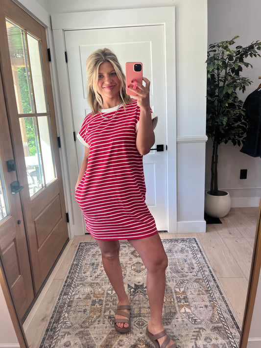 Main Street Stripe Dress