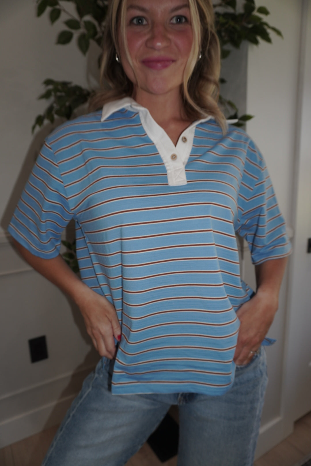 Asheville Collared Top