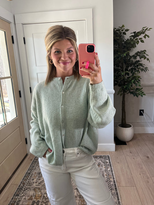Mint Cloud Cardigan