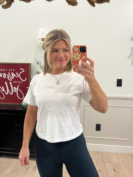 Cotton Baby Tee - White