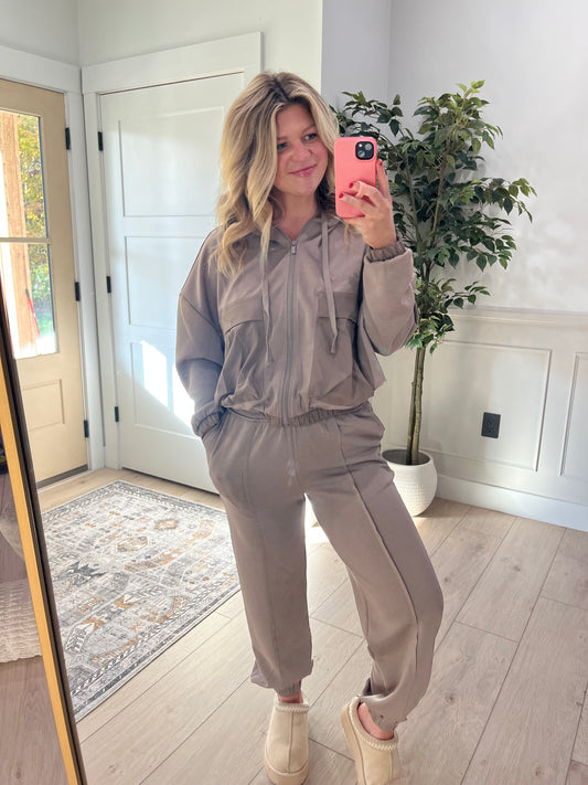 Easy Mode Joggers - Ash Mocha