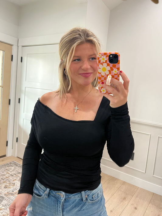 Blackout Beauty Off Shoulder