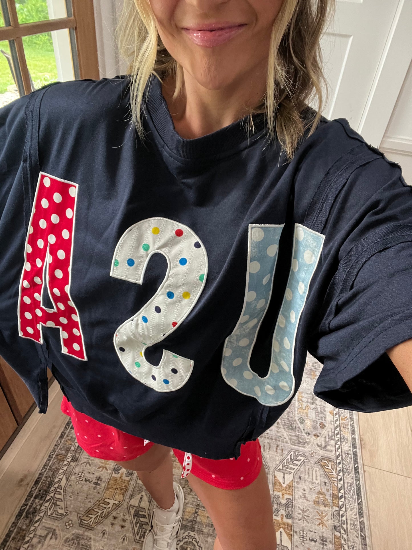 Patchwork USA Tee