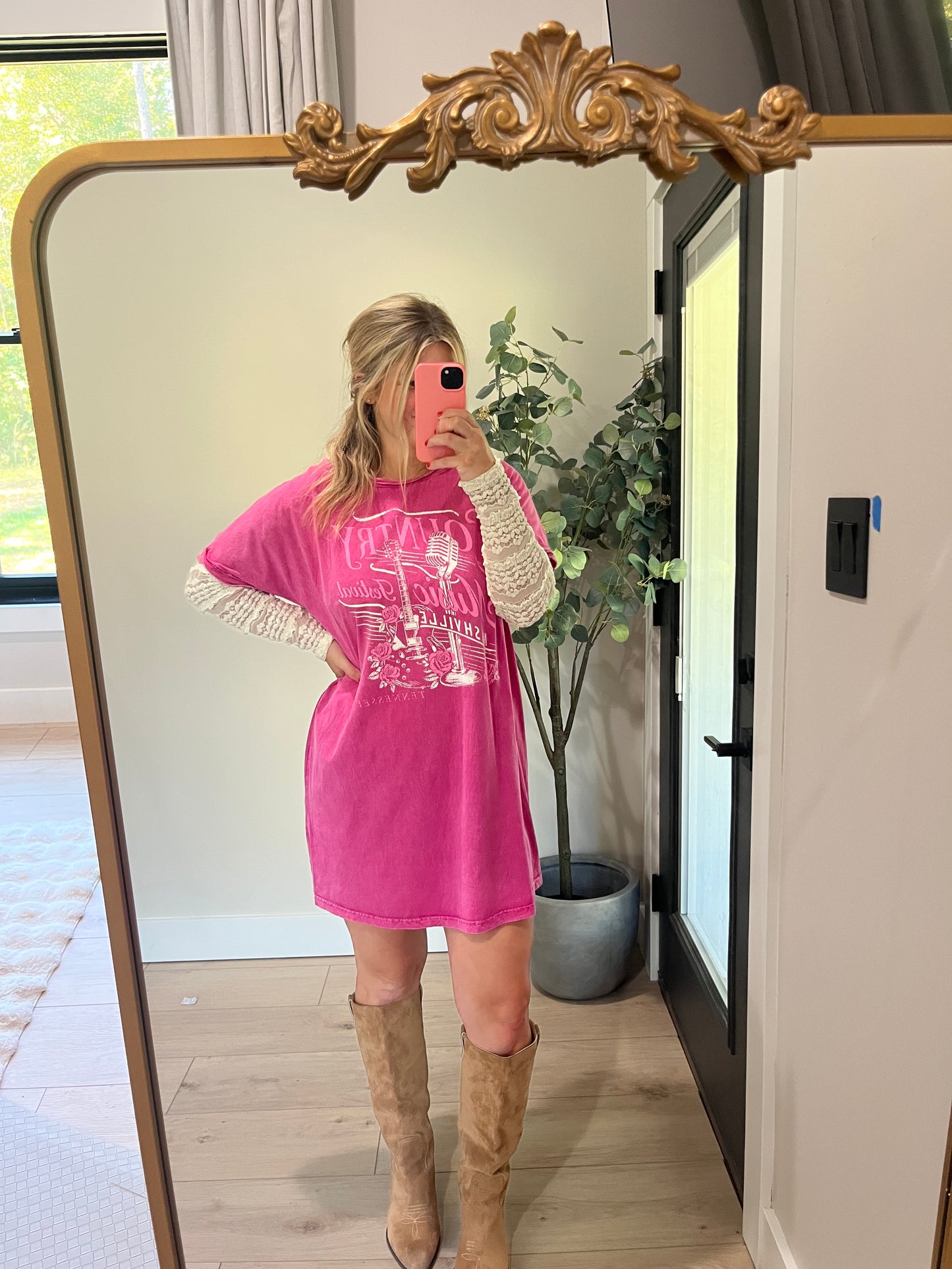 Backroads T-Shirt Dress