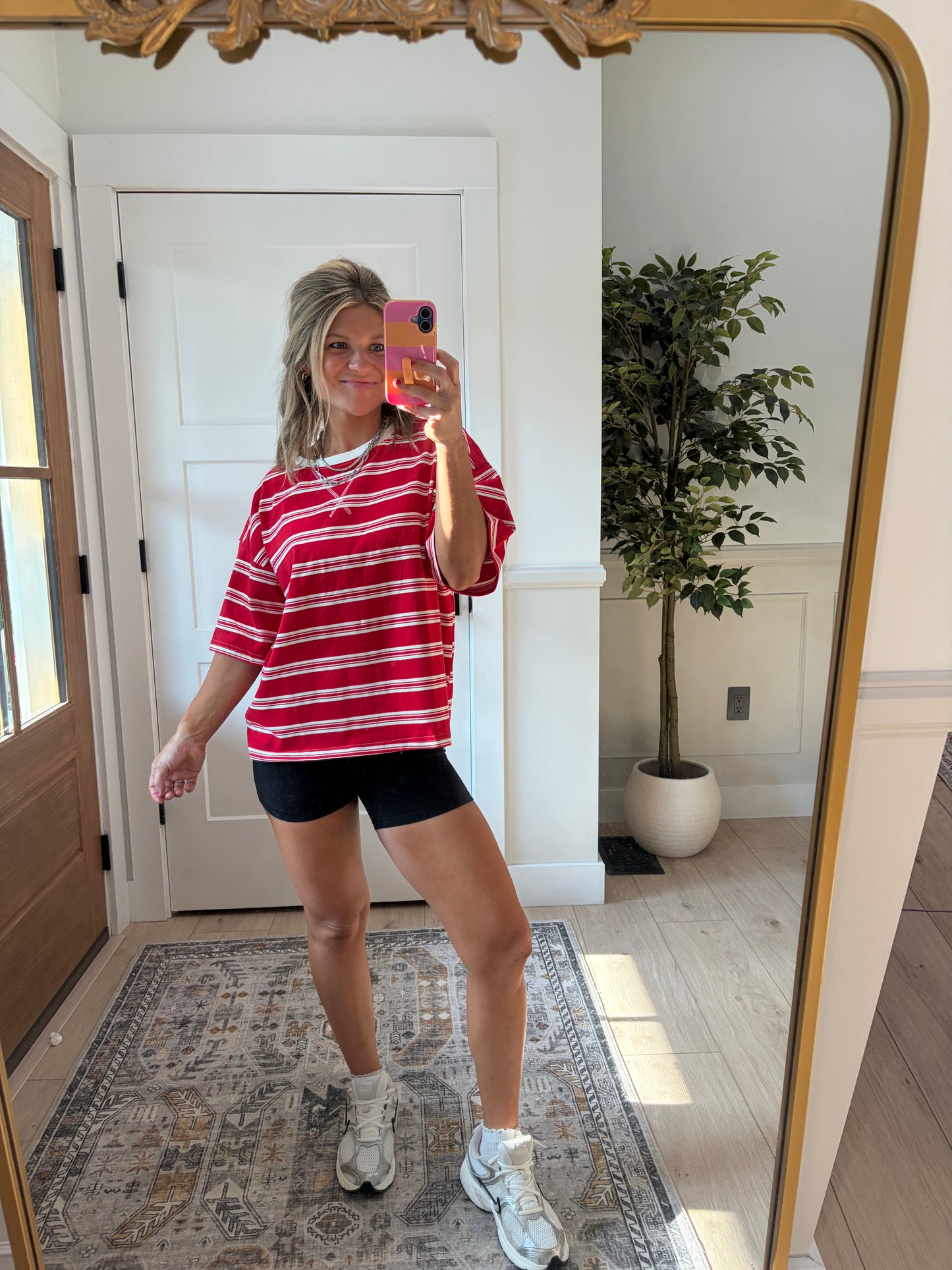 Cherry Bomb Striped Tee