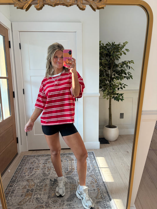 Cherry Bomb Striped Tee