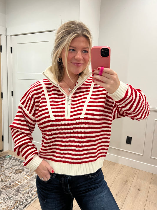 Preppy Californian Half-zip