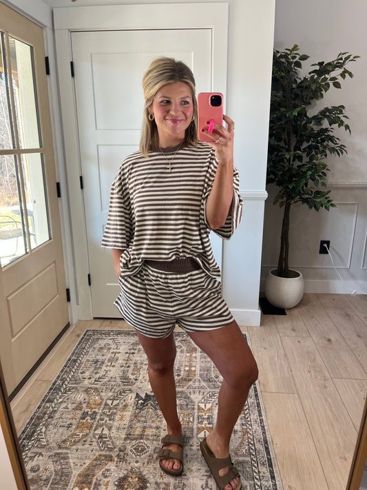 Chocolate Striped Set