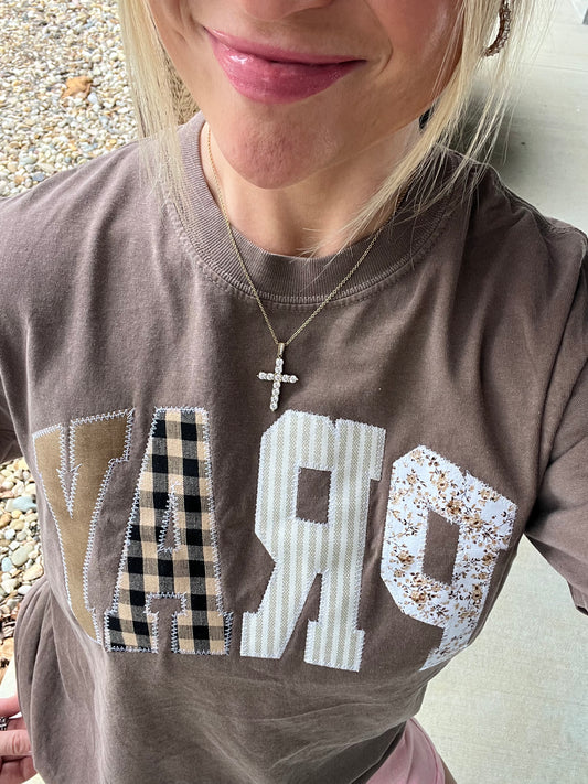 Pray Patchwork Tee