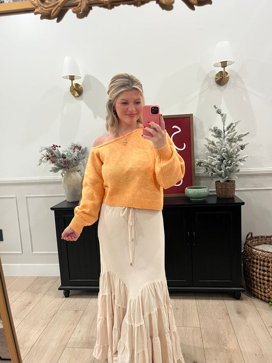 Sandy Sway Tiered Maxi