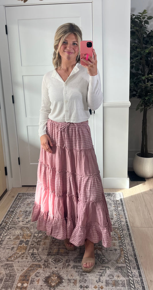 Mauve Maxi Skirt
