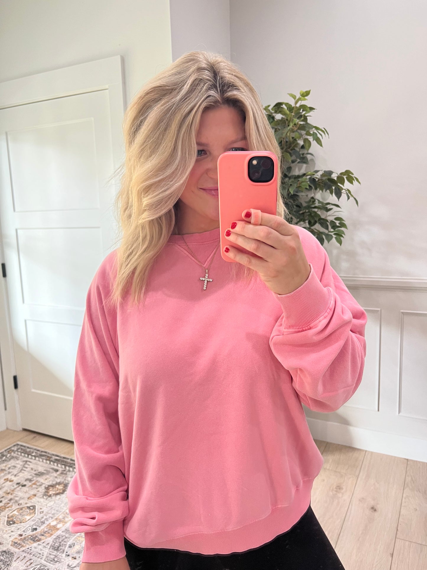 Perfectly Pink Pullover