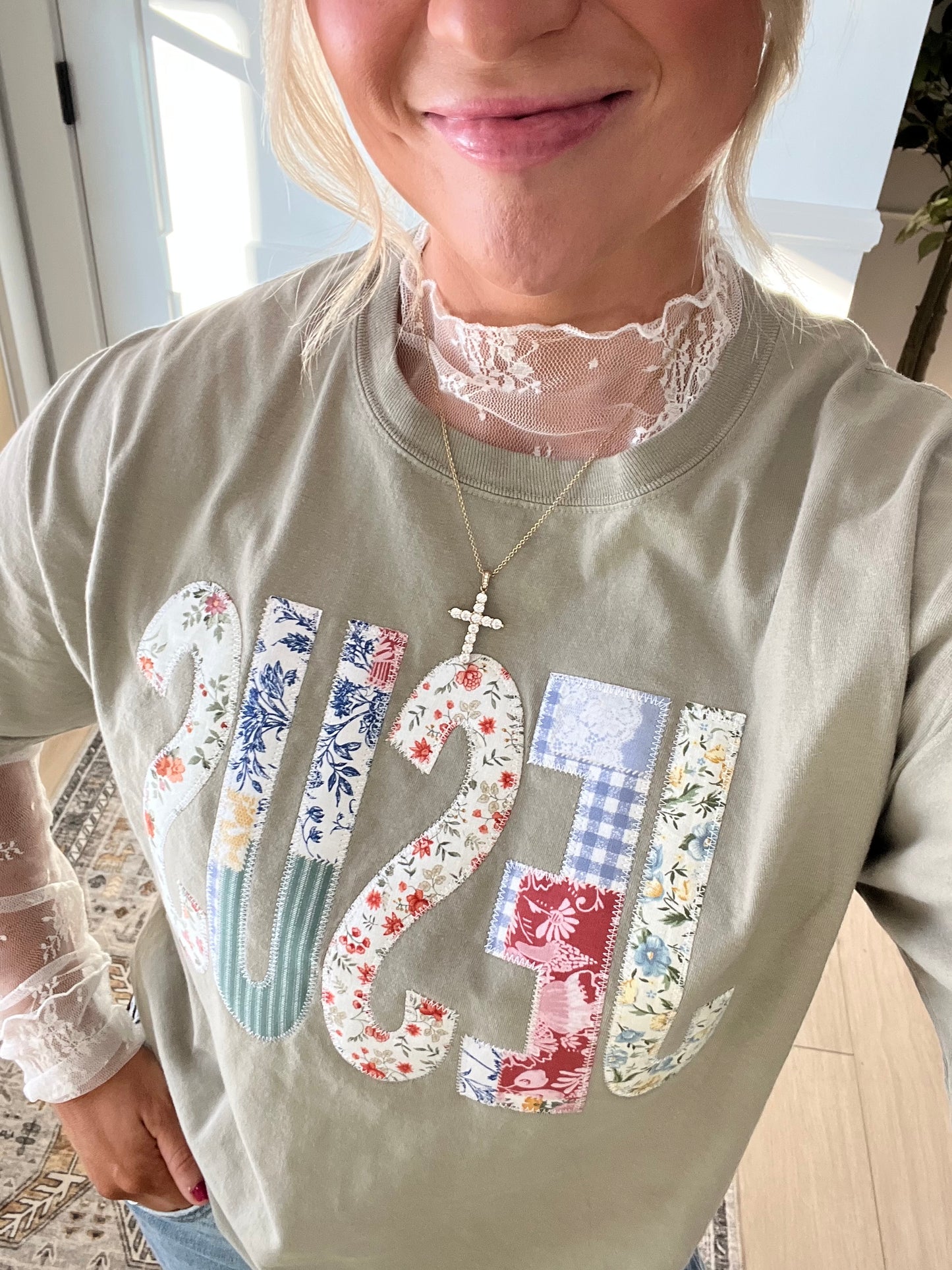 Jesus Patchwork Tee