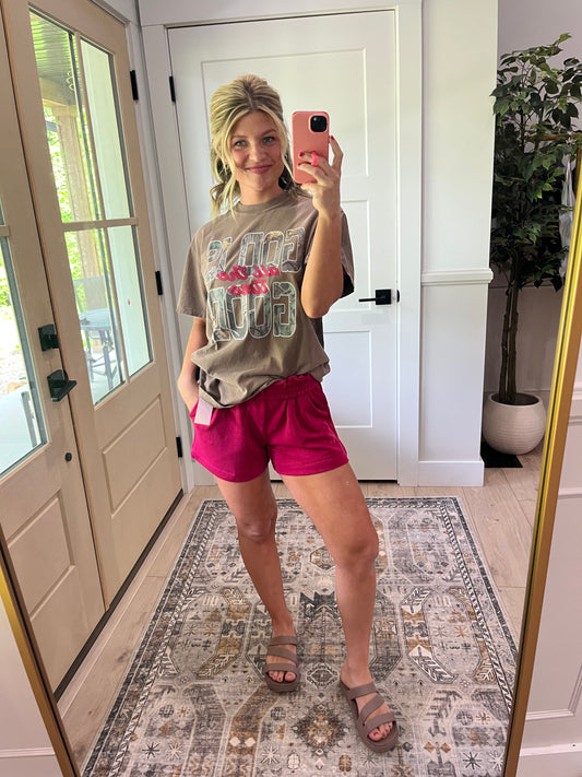 Aspen Shorts - Plum Pink