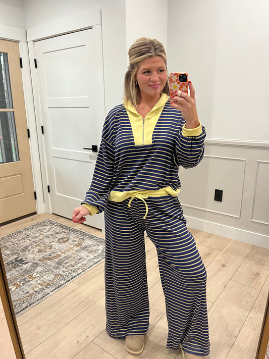 Sideline Chic Stripe Pants