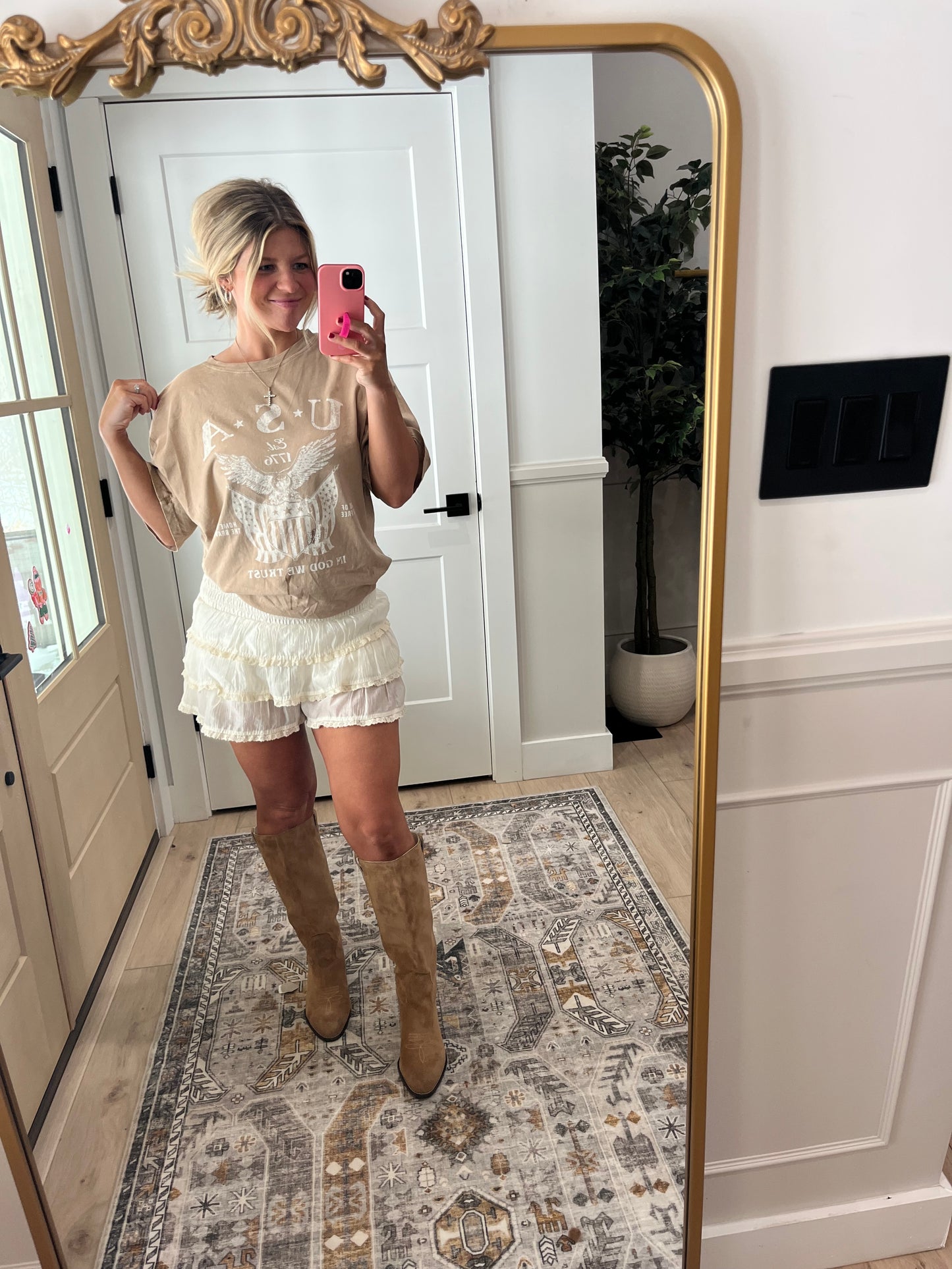 Tiered Ruffle Skort