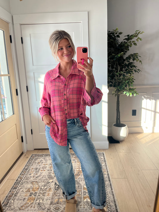 RISEN Barrel Jean