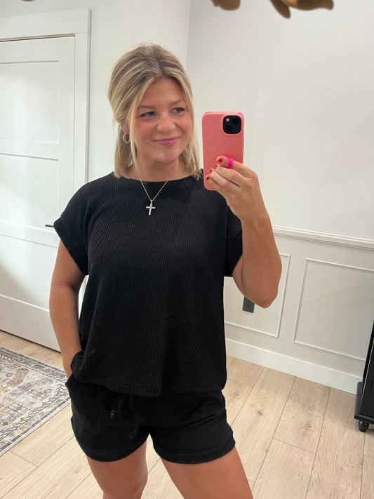 Stop and Stare Ribbed Set