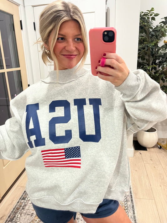 USA Reversible Mockneck