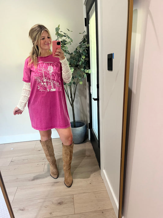 Backroads T-Shirt Dress