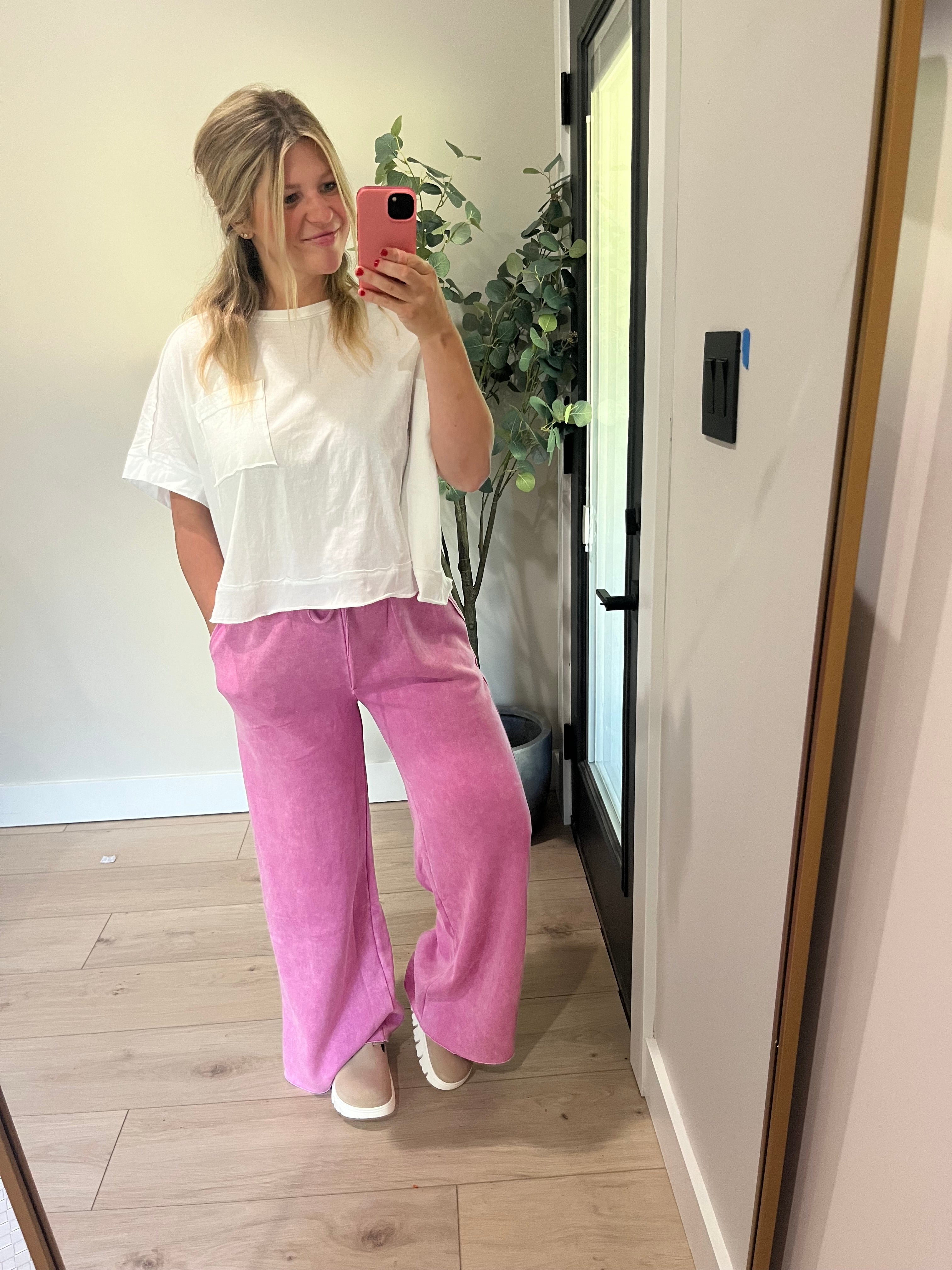 Cloud Nine Sweats - Pink – Mason Raine