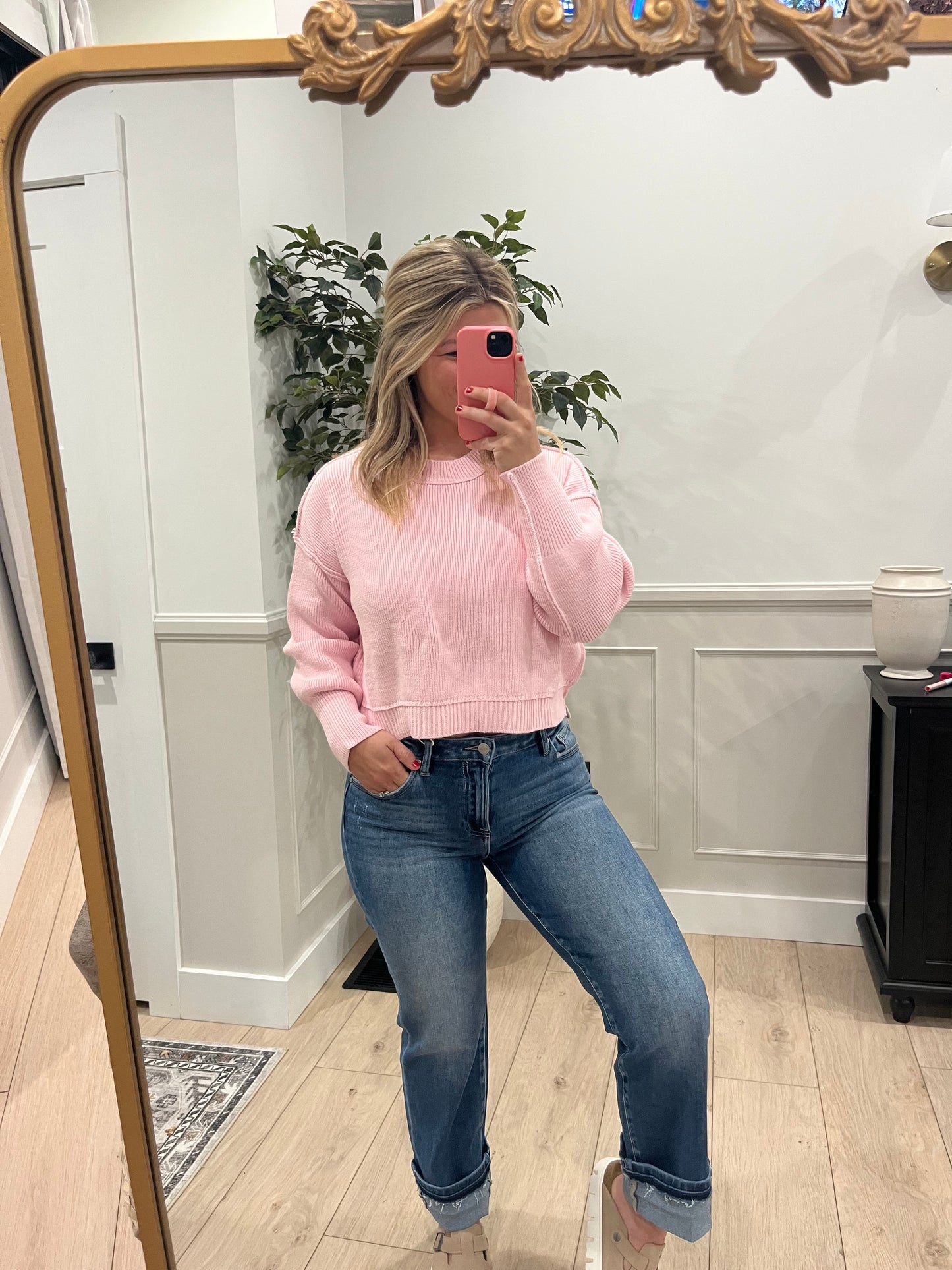 Risen Cuffed Ankle Jeans