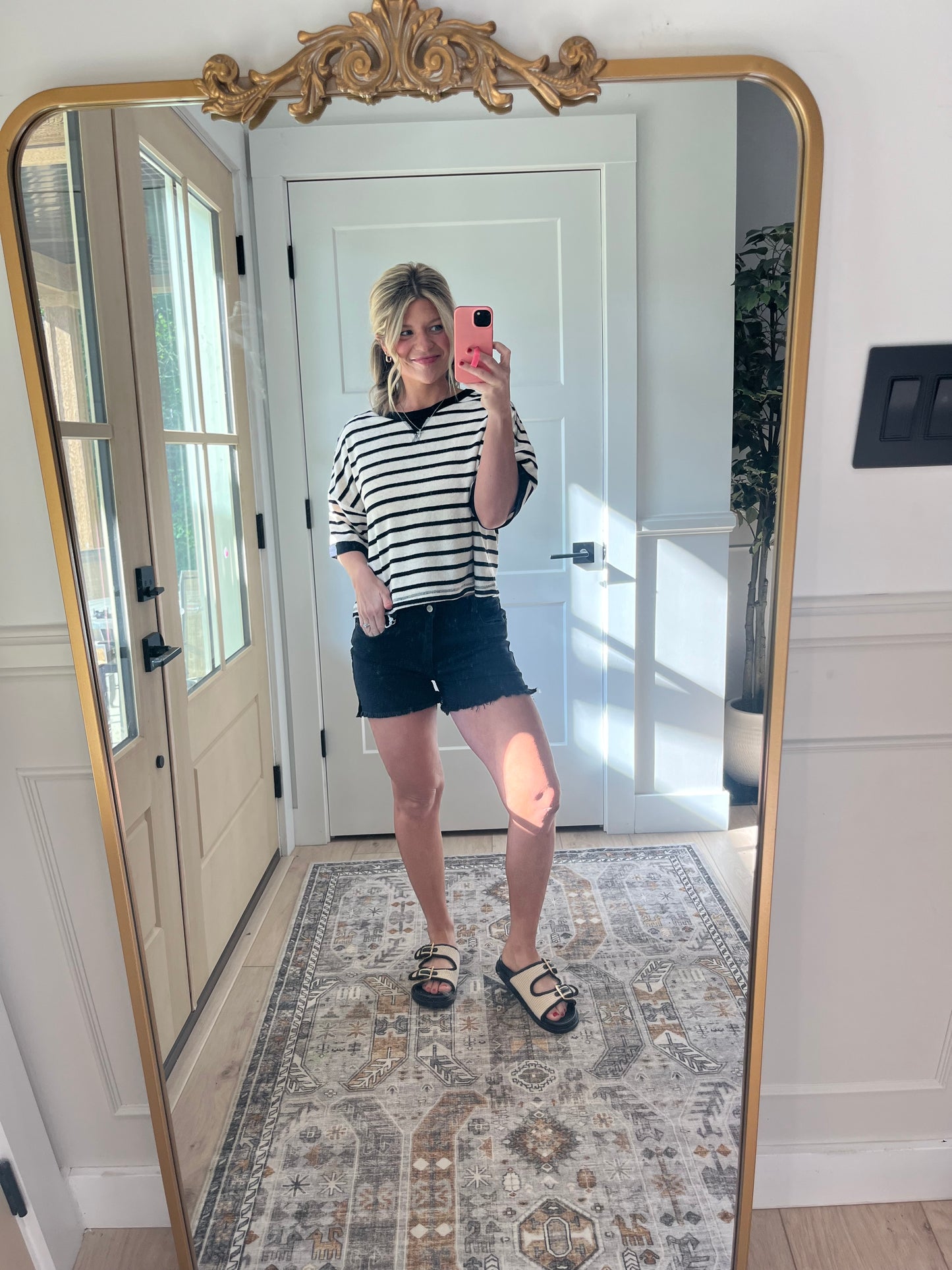 Black Cutoff Shorts