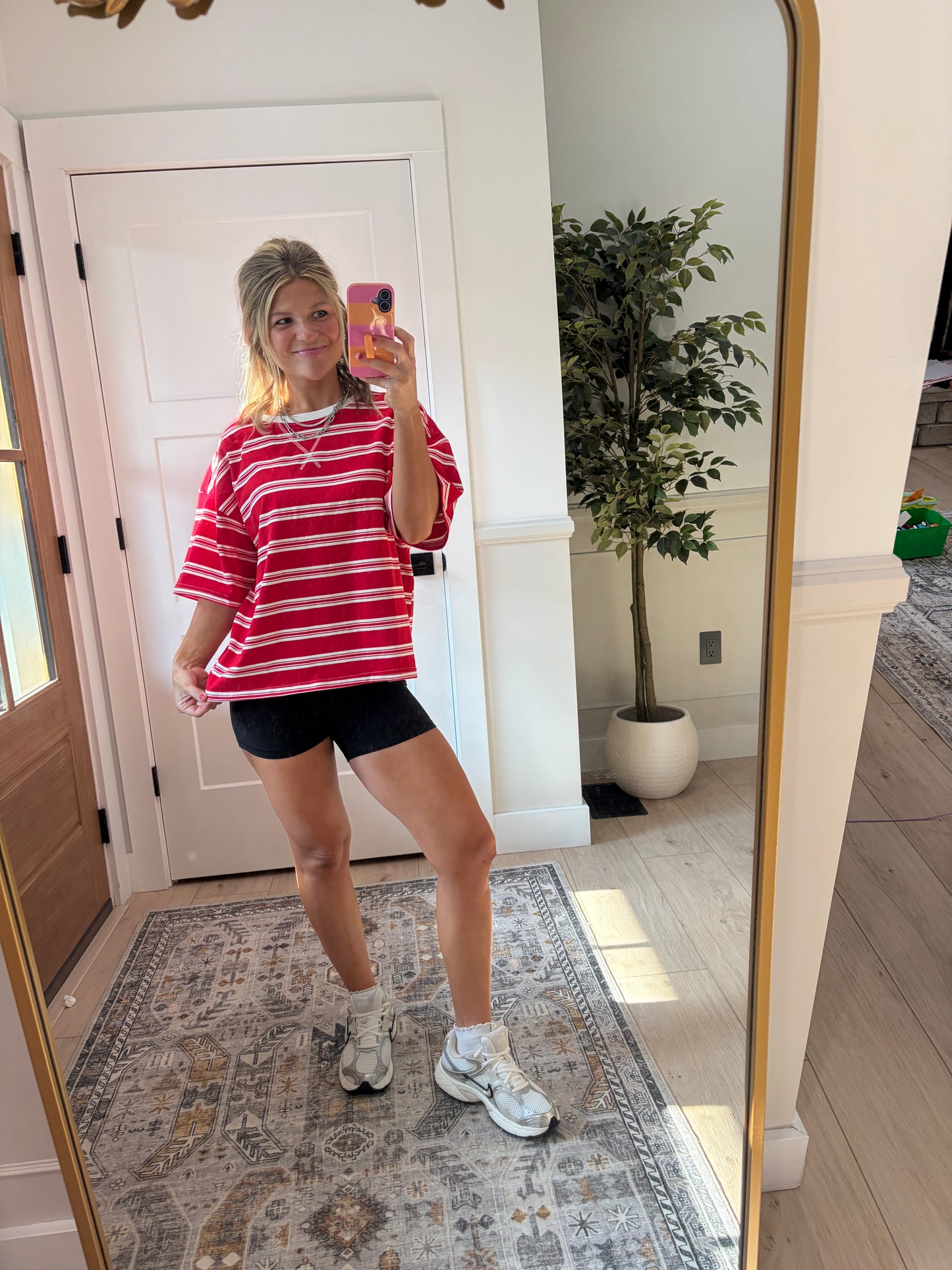 Cherry Bomb Striped Tee