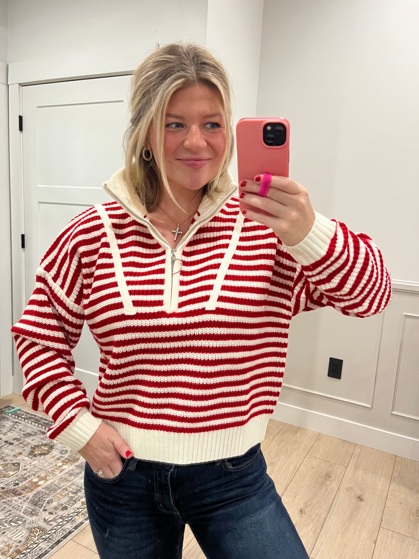 Preppy Californian Half-zip