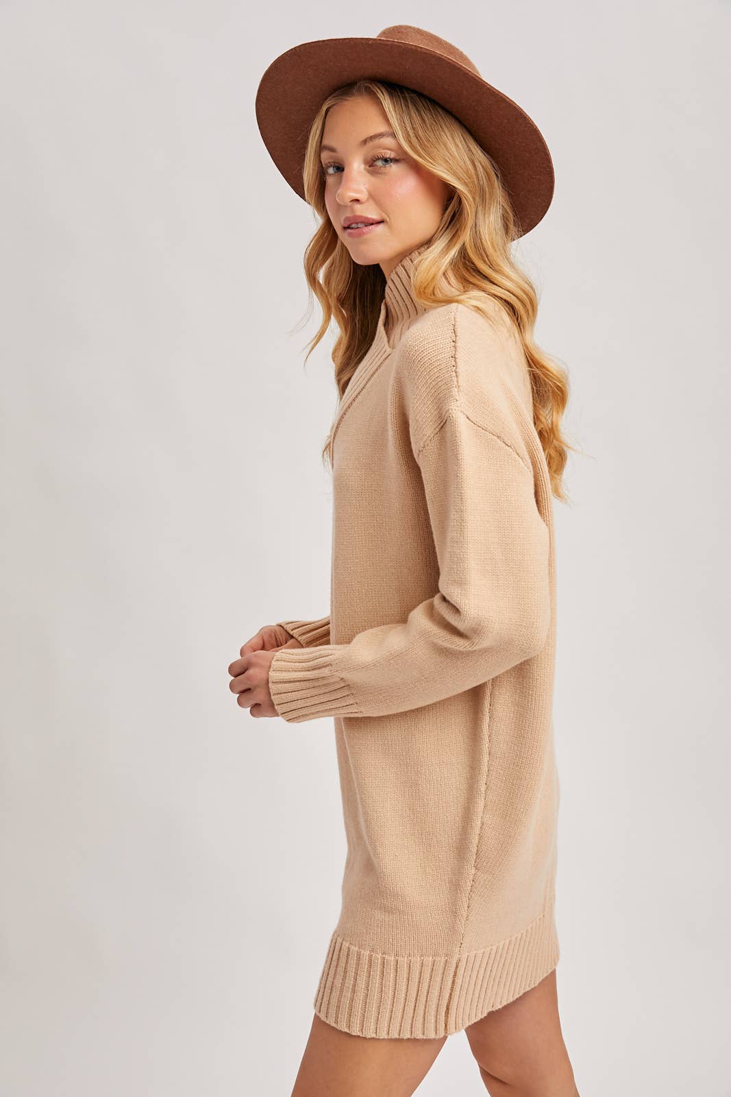 Burgundy Bliss Sweater Dress