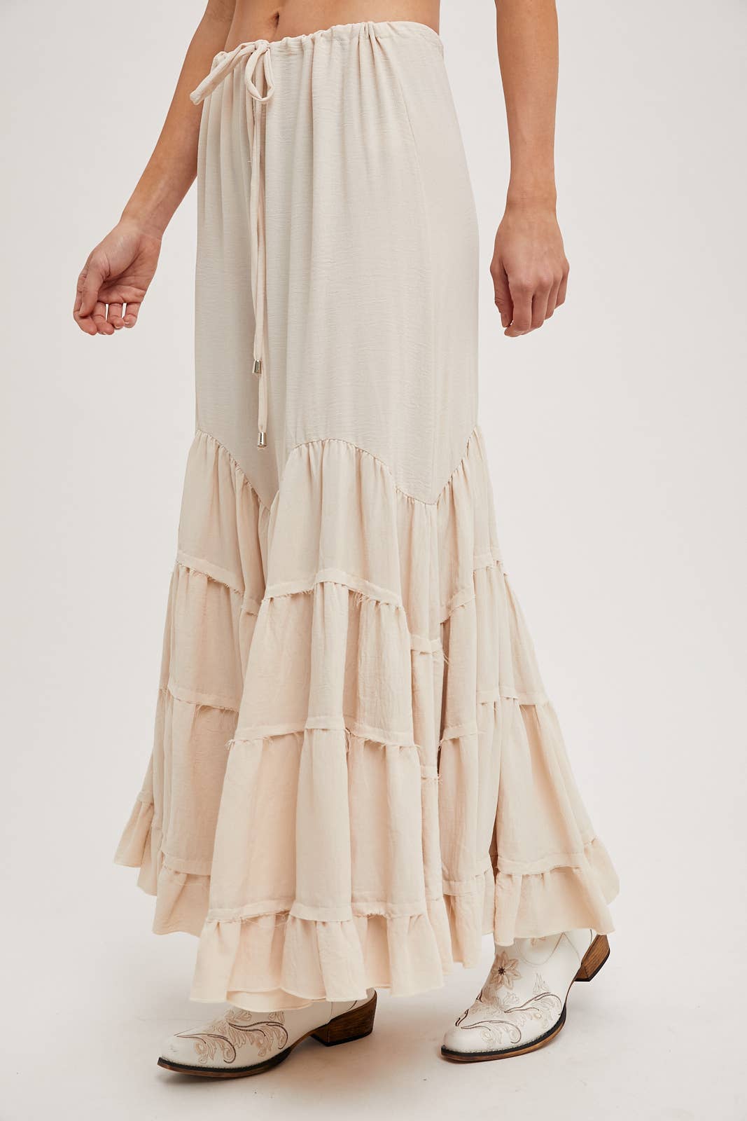 Sandy Sway Tiered Maxi